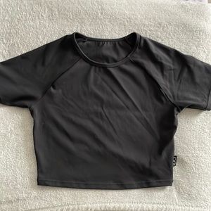 Lici Fit Black T-Shirt Top size Medium